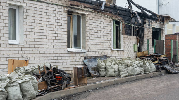 Professional Fire Damage Removal technician working in Hopkins, MN